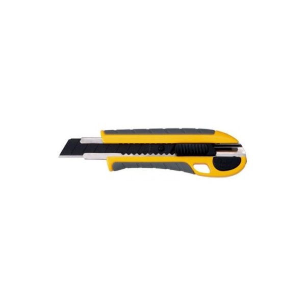 Cutter Gripfit Auto Lock bloqueo automático 0.6x18mm amarillo G15YE FAHER